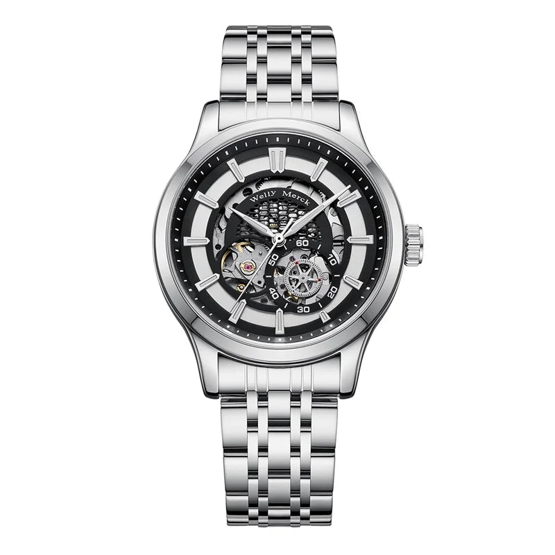 WM Watch Automatic Mechanical Watch Water Resistant Casual Classic Business Man Watch Welly Merck Watches 095M-WM