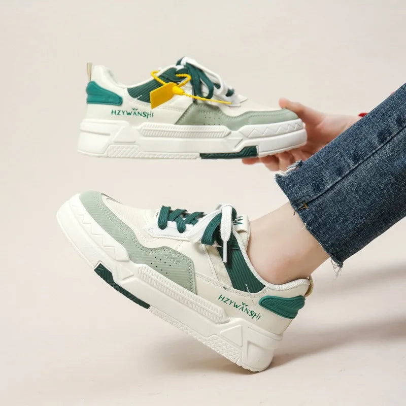 2025 New Women Shoes High Quality Original All-match Platform Casual Sneakers Trends Sweet American Fashion Student Boards Shoes