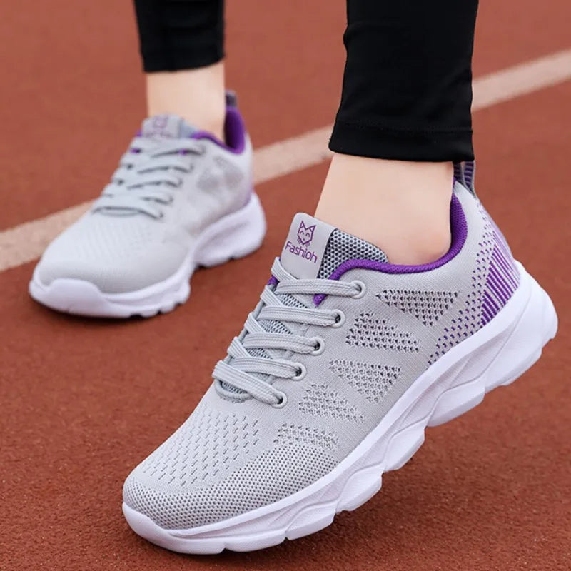 Sneakers Woman Shoes Fashion Platform Sneakers For Woman Outdoor Women's Sports Shoes Breathable Baskets Femmes Footwear