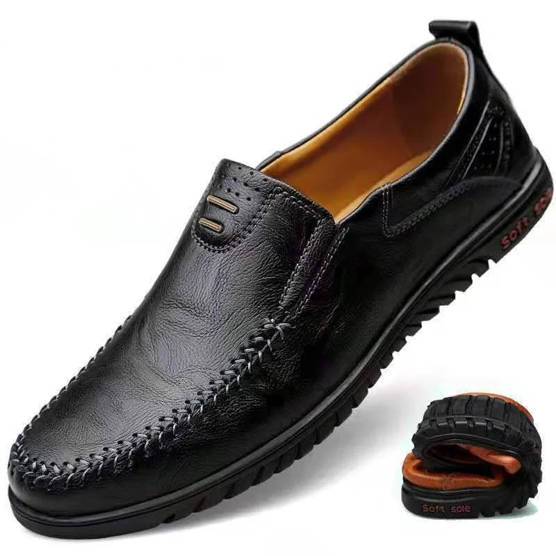Social Shoe Male Luxury Brand 2025 Casual Casual Shoes Formal Loafers Men's Moccasins Italian Black Men's Driving Shoes Men's