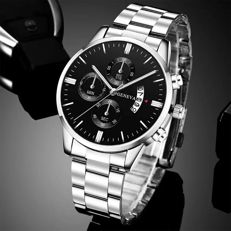 Fashion Men Watch Luxury Calendar Quartz Wrist Watch Business Watches Man Clock Male Bracelet Wristwatch