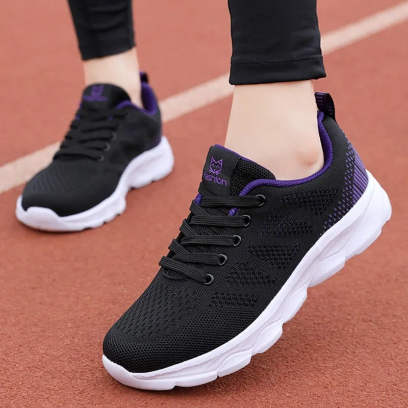 Sneakers Woman Shoes Fashion Platform Sneakers For Woman Outdoor Women's Sports Shoes Breathable Baskets Femmes Footwear
