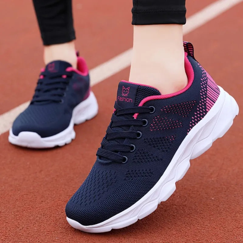 Sneakers Woman Shoes Fashion Platform Sneakers For Woman Outdoor Women's Sports Shoes Breathable Baskets Femmes Footwear